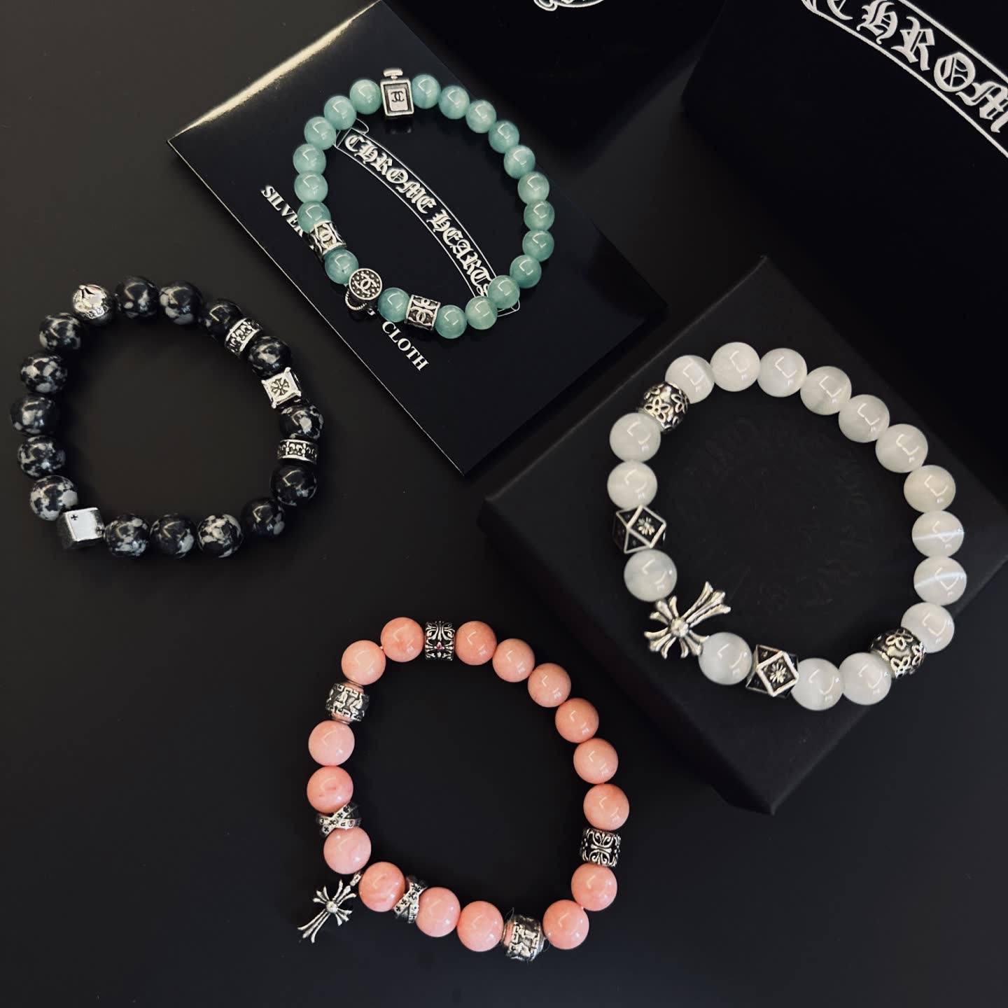 Chrome Hearts Beaded Bracelets Set